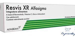 RESVIS XR ALFASIGMA 20 COMPRESSE EFFERVESCENTI DA 4 G
