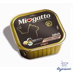 MIOGATTO ADULT SALMONE/GAMBERETTI GRAIN FREE 100 G