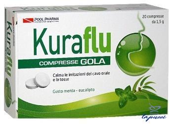 KURAFLU GOLA EUCALIPTO 20 COMPRESSE 1,5 G
