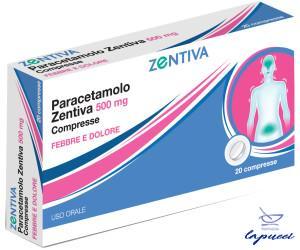 PARACETAMOLO (ZENTIVA) 20 cpr 500 mg