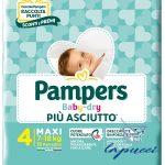 PAMPERS BABY DRY PANNOLINI DOWNCOUNT MAXI 18 PEZZI